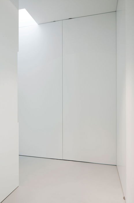 Two frameless pivot doors with HPL finish – FritsJurgens pivot hinges Inside 3