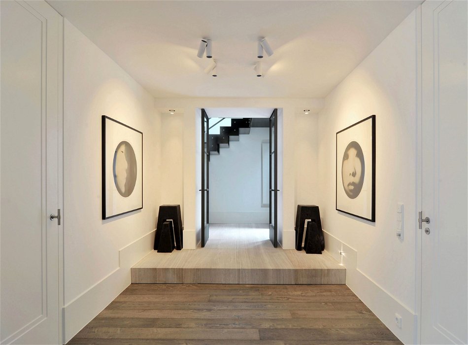 Casa particular – Estugarda, Alemanha – Yvonne Hennes Interior Design – System M – portas abertas